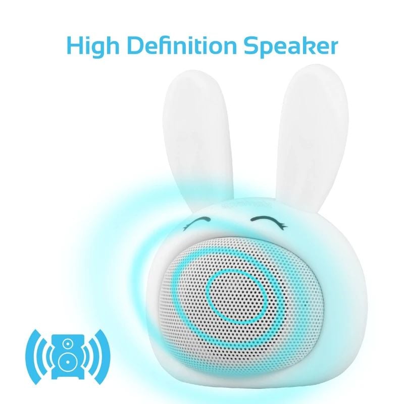 Bluetooth Bağlantı Seçeneği Bluetooth seçeneği ile favori parçalarınızı kablosuz olarak çalın. Bunny, cep telefonlarınız veya dizüstü bilgisayarlarınız veya diğer herhangi bir akış cihazı ile kablosuz bağlantı için Bluetooth v4.1'e sahiptir. Bluetooth bağlantısı, Bunny'yi gerçekten kablosuz bir hoparlör yapar.