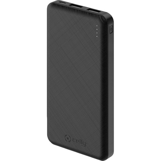 Celly Powerbank 10000 Mah Siyah taşınabilir pil - batarya ile cep telefonu keyfiniz daha uzun olacak