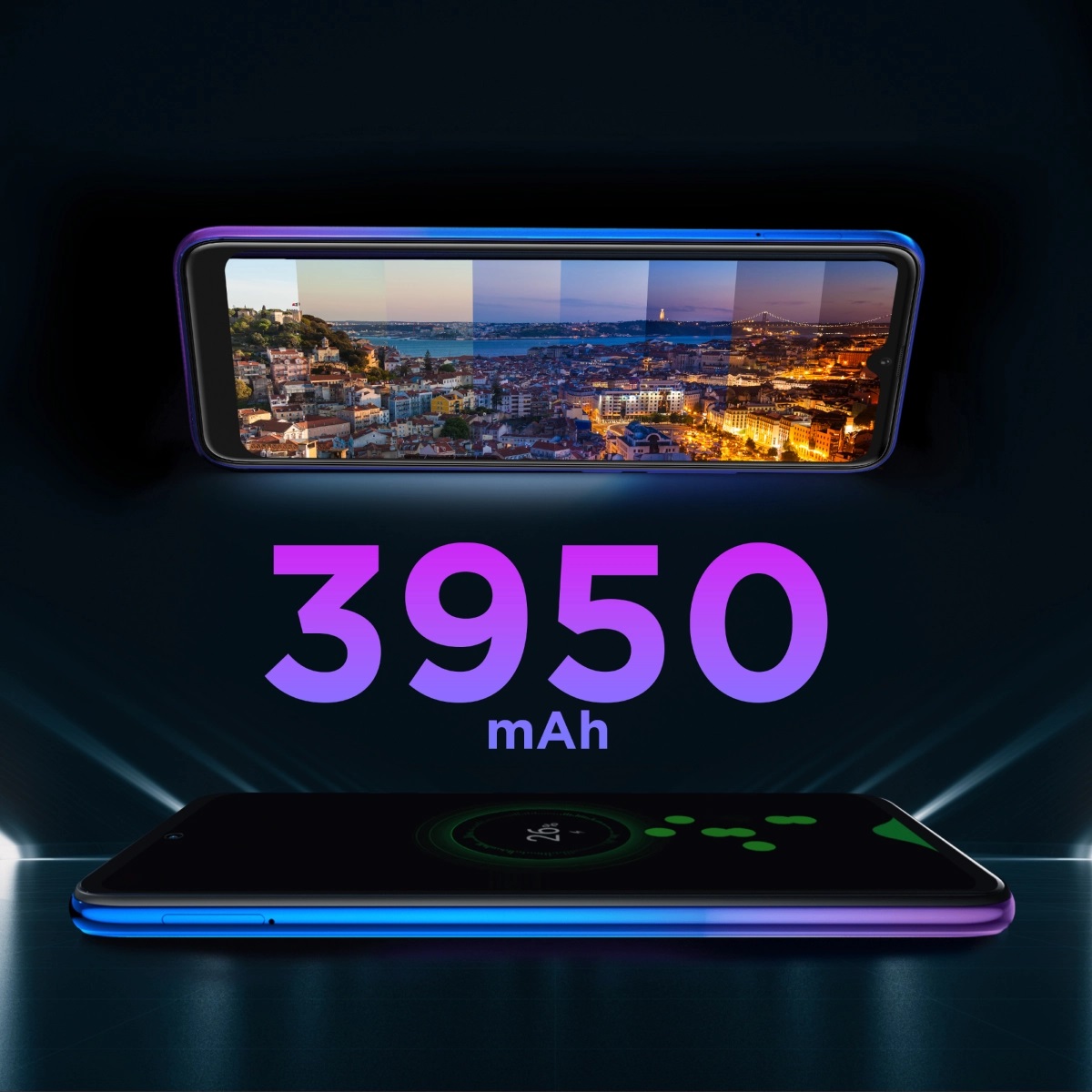 Gün boyu yanınızda   P13 Blue Max Pro Lite 2022, 3950 mAh’lik batarya kapasitesi ile gün boyu.