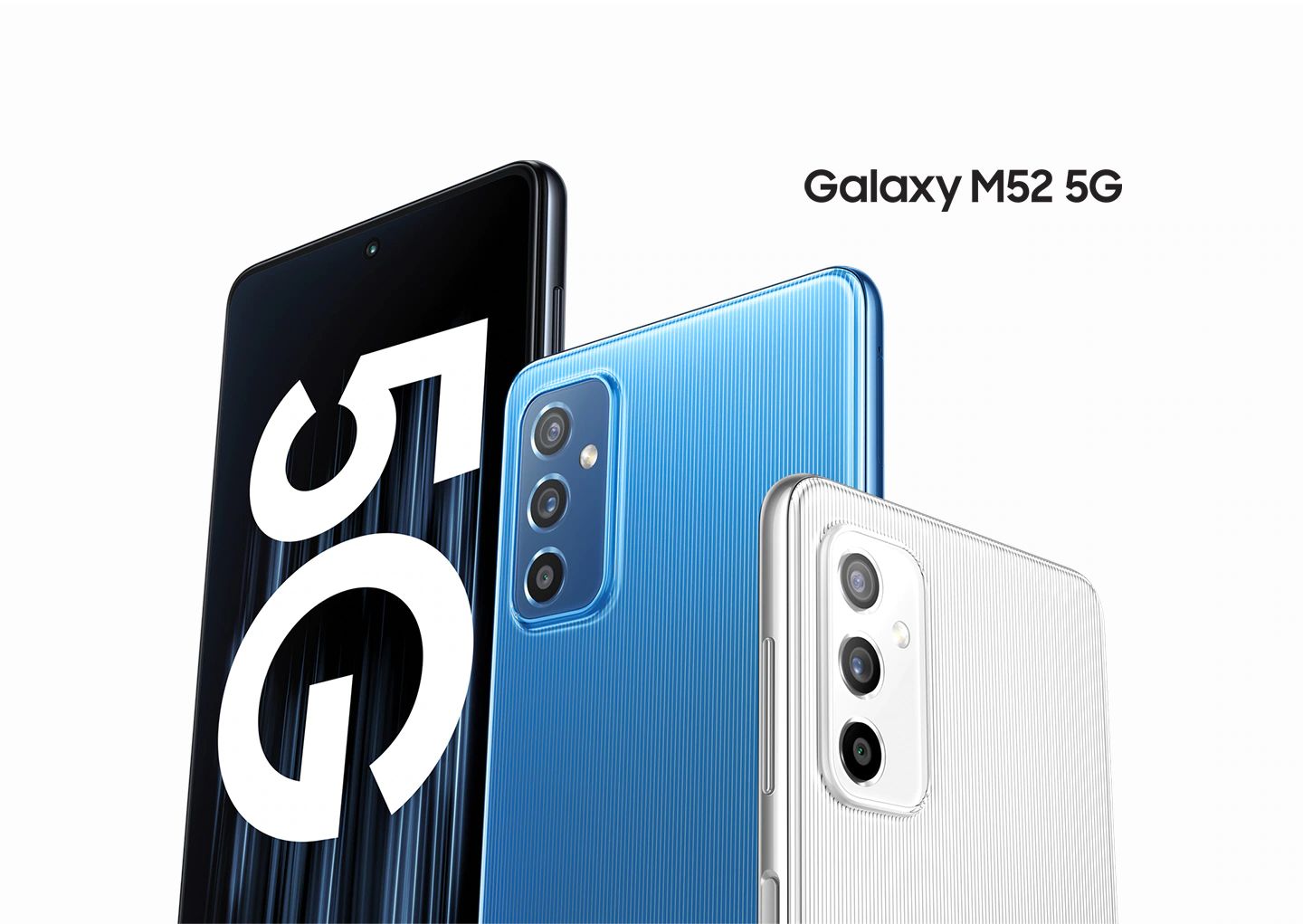 Yeni Galaxy M52 5G’nin şıklığıyla dikkat çeken ince tasarımını elinizle kavrayın. Sadece 7,4mm’lik kalınlığıyla rahat bir tutuş sunarken yuvarlak kenarları ekranda kolayca gezinmenizi sağlar. İnce çizgilerden oluşan desenli yüzeyi farklı açılardan hoş bir görüntü yaratır. 