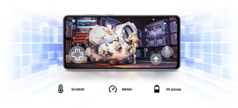 Samsung Galaxy A72 128GB 8GB Ram 6.7 inç Cep Telefonu Beyaz( Samsung Türkiye Garantili ) Mükemmel oyun performansı