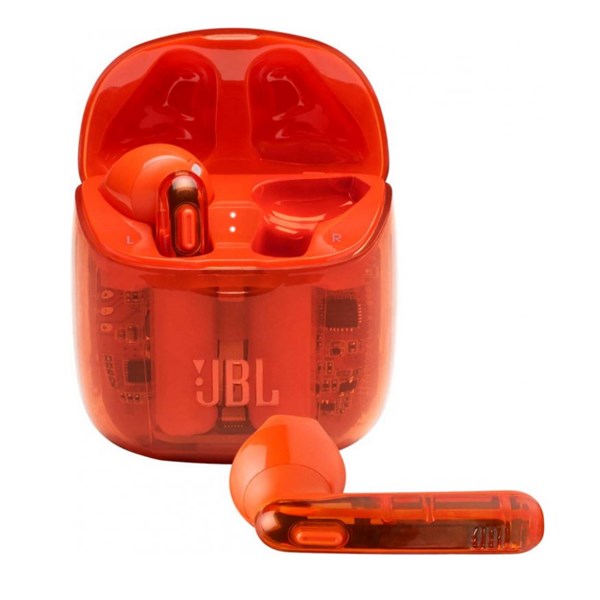 JBL Tune 225 Tws Bluetooth Kulalklık Şeffaf Kırmızı
