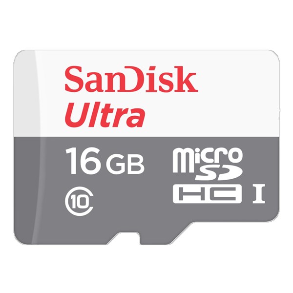 SanDisk Ultra 16GB 80MB/s microSDHC Hafıza Kartı