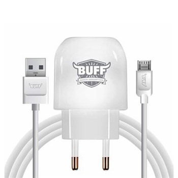 Buff Dual USB Şarj Seti micro beyaz