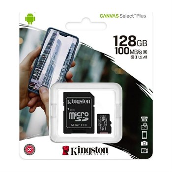 Kingston Canvas Select Plus 128 GB  100MB Sd Kart